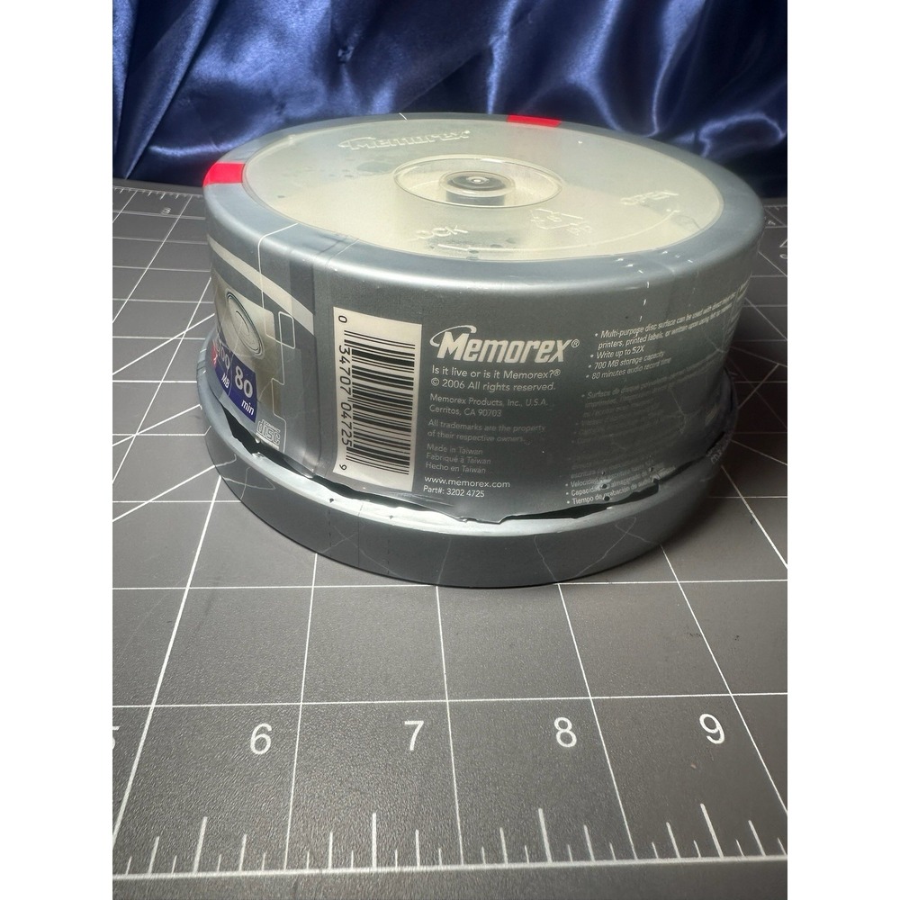 Memorex DVD-R 26-Pack 52x 700 MB 80 Minutes Partial (26) BRAND NEW Open Box - Picture 3 of 6